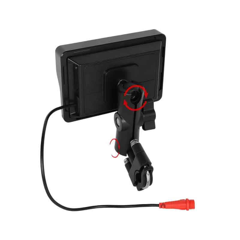 Οθόνη Μοτοσυκλέτας Αδιάβροχη Αφής 5" M550 - Motorcycle audio-visual system