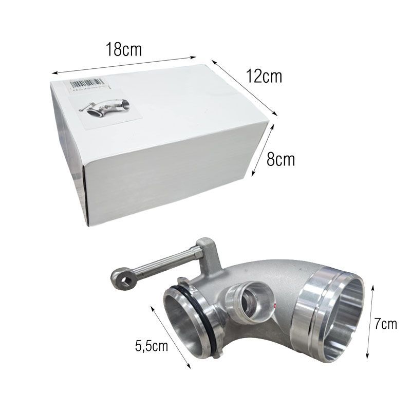 Βαλβίδα EGR Αλουμινίου για Turbo 5,5cm – 7cm - Aluminum EGR Valve for Turbo