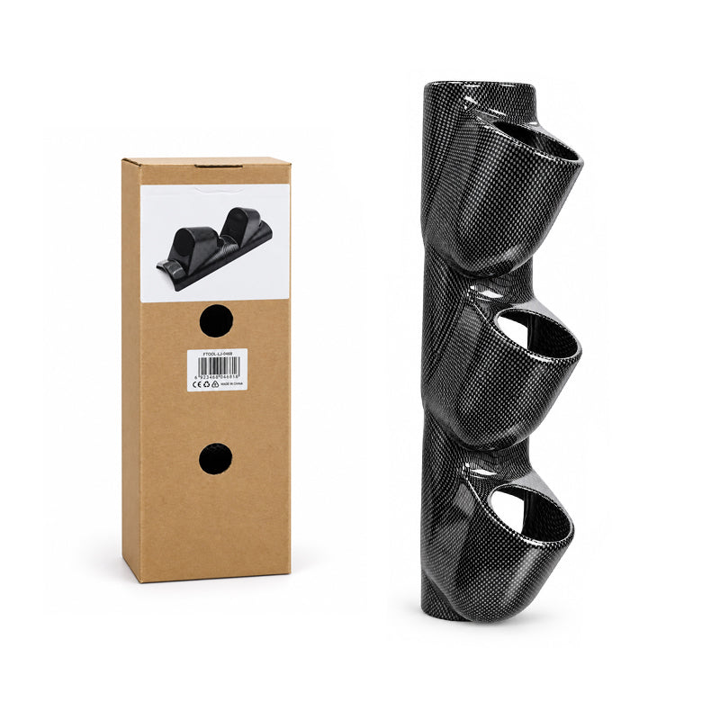 Τριπλή Βάση Οργάνων Αυτοκινήτου Gauge Pod Carbon Look 49cm - Triple Car Gauge Pod Holder Carbon Look
