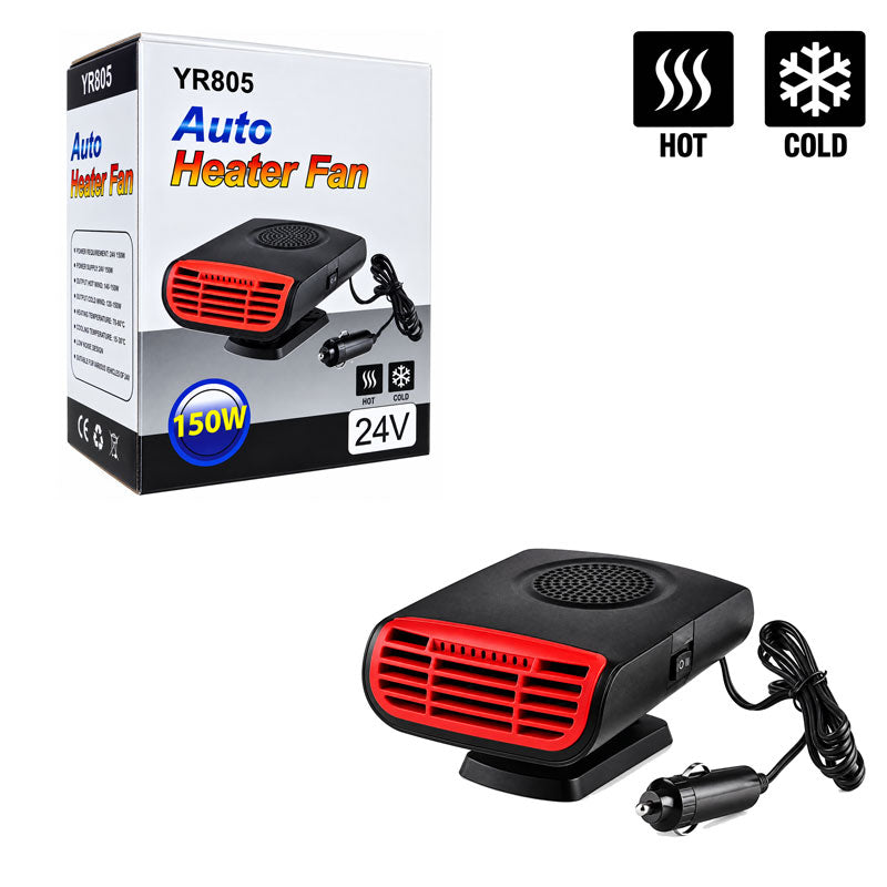 Αερόθερμο Αυτοκινήτου 24V 150W με Λειτουργία Ζεστού και Κρύου Αέρα YR805 - Car Heater Fan