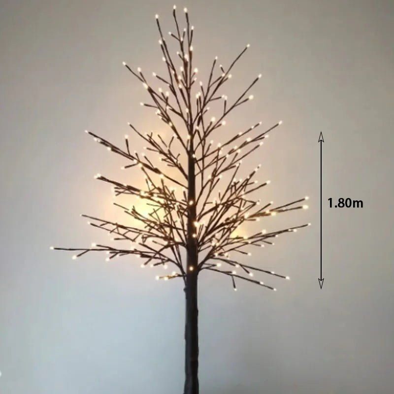 Led Φωτιζόμενο Χριστουγεννιάτικο Δέντρο Με 300Led Ψυχρό Φωτισμό 1.80m - Chistmas LED tree Cool Lighting