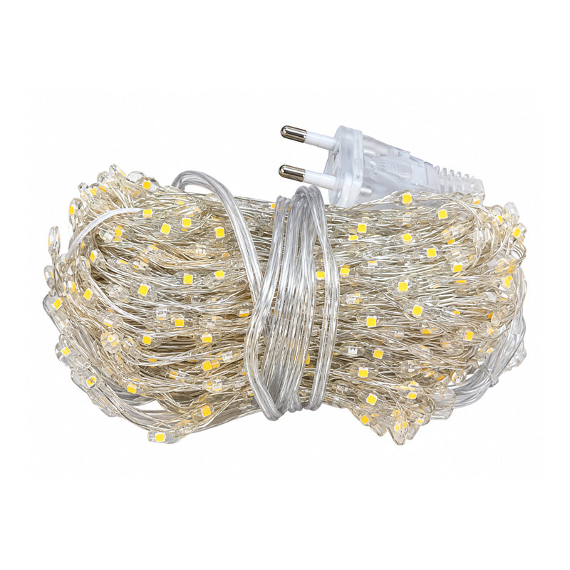 Κουρτίνα LED 800 Λαμπάκια Θερμού Φωτισμού 3x2m - 800 LED Warm White Curtain Lights 3x2m