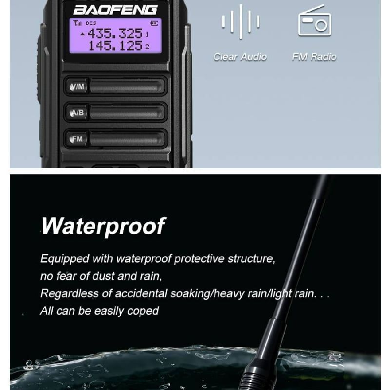 Baofeng Ασύρματος πομποδέκτης BF-UV16 - Walkie talkie