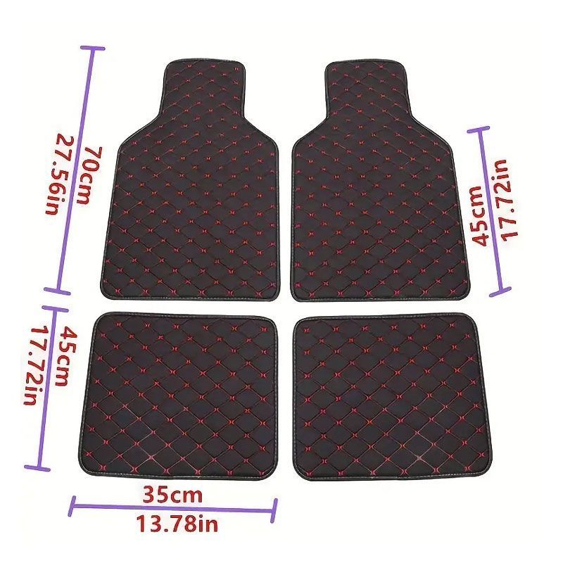 Σετ πατάκια αυτοκινήτου 4τεμ - Car Mats 4pcs