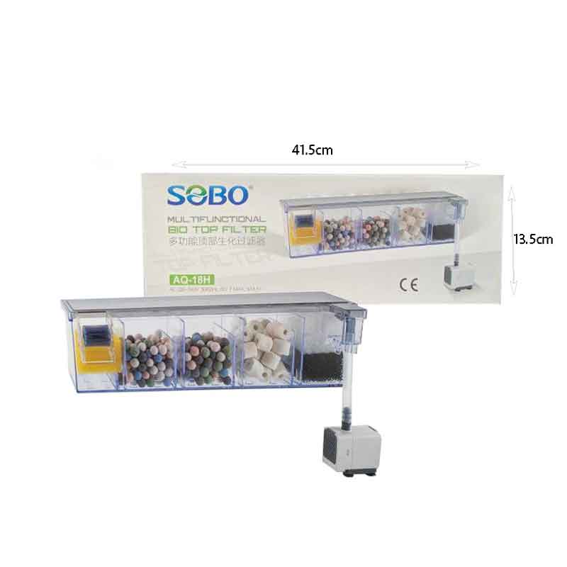 Sobo  Bio-Top Φίλτρο Ακρίβειας για Ενυδρεία AQ-18H- Bio-Top Filter