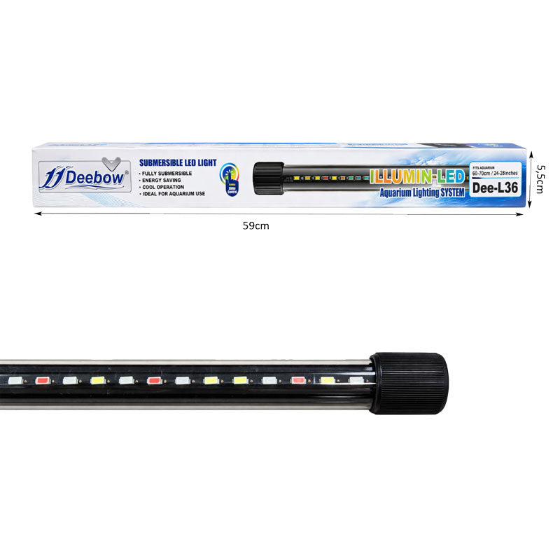 Deebow Υποβρύχιος Φωτισμός LED Ενυδρείου Dee-L36 - Submersible Aquarium LED Light