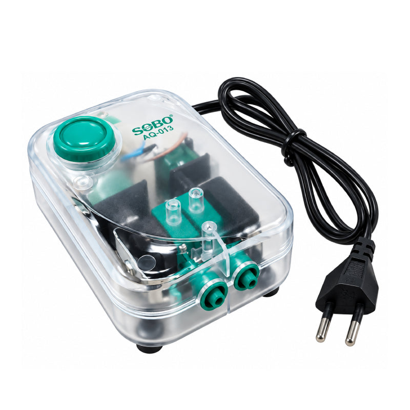 SOBO Αεραντλία Ενυδρείου 2 Εξόδων 4W 2x4L/min - 4W Dual Outlet Aquarium Air Pump 2x4L/min