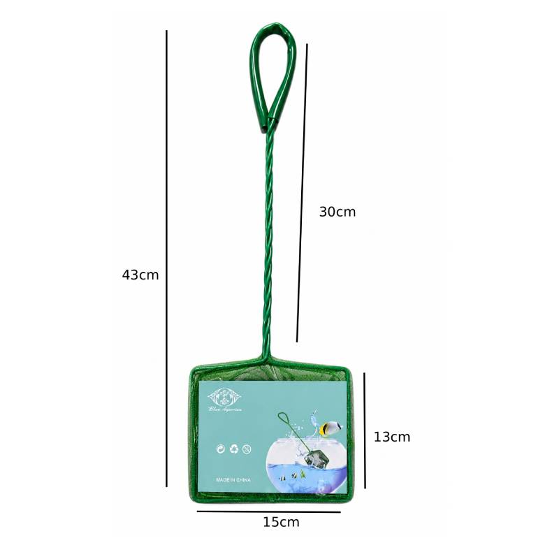 Απόχη Ενυδρείου με Μακριά Λαβή 43cm 6# – Aquarium Fish Net with Long Handle
