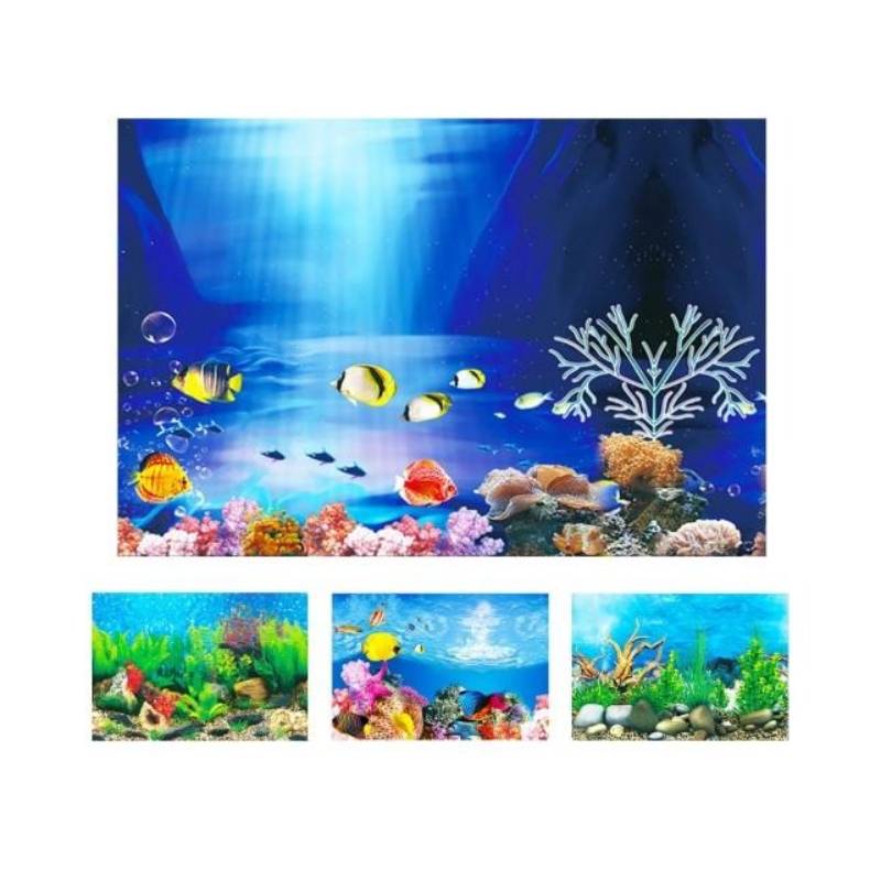 Φόντο Ενυδρείου 51,5 x 30 cm Διάφορα Σχέδια - Aquarium Background Designs