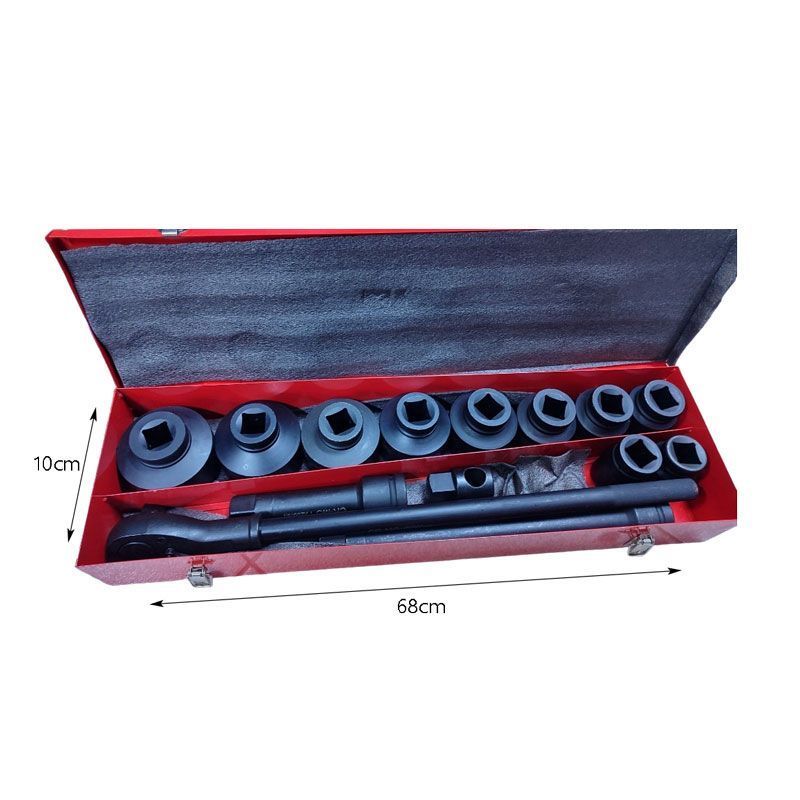 Σετ Κλειδιά Καρυδάκια Για Φορτηγά 15τεμ. 1"- Impact socket set