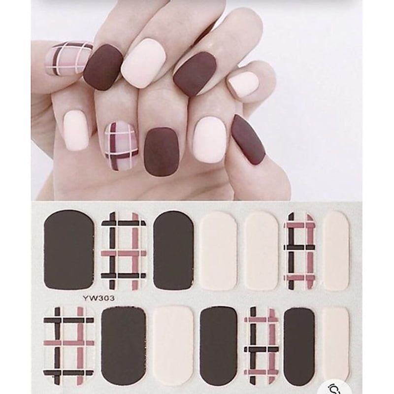 Αυτοκόλλητα νυχιών 12τμχ - Nail stickers 12pcs