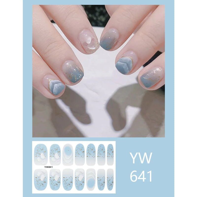 Αυτοκόλλητα νυχιών 12τμχ - Nail stickers 12pcs