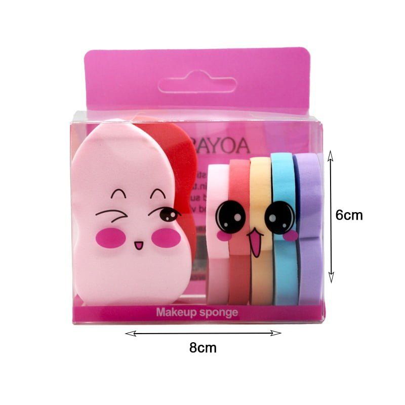 Aoyasiyue Σφουγγαράκι μακιγιάζ 7τμχ - Makeup sponge