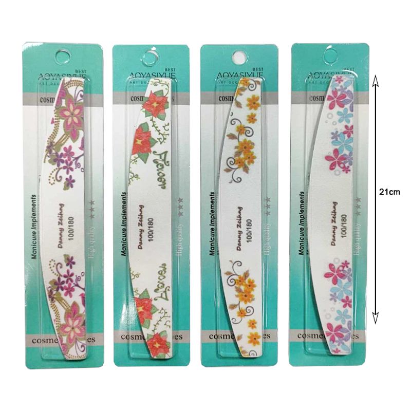 Λίμα νυχιών Διπλής Όψης 100/180 12τμχ - Nail File 12pcs