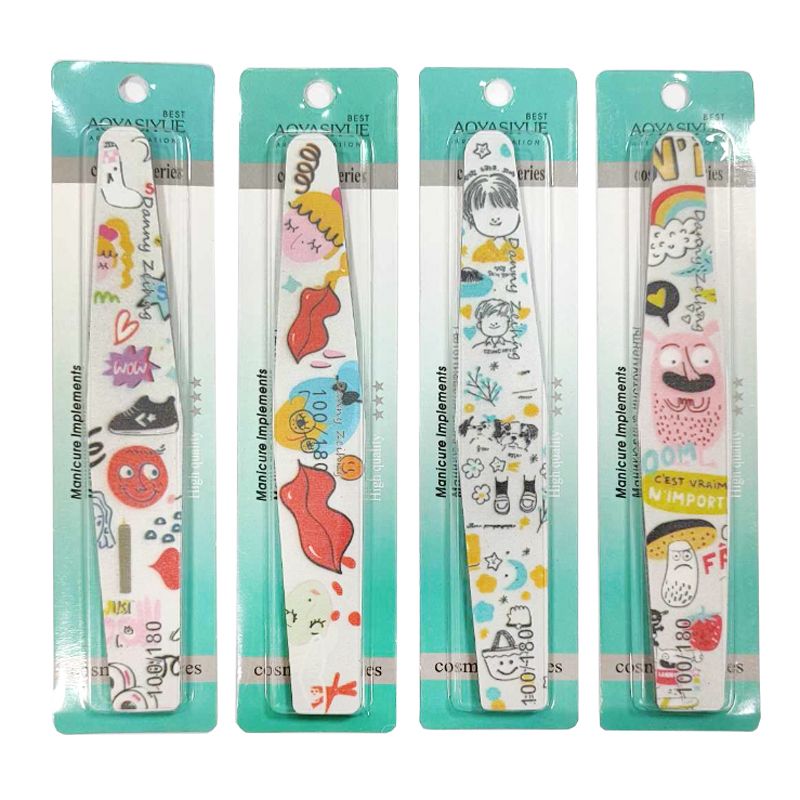 Λίμα νυχιών Διπλής Όψης 100/180 12τμχ - Nail File 12pcs