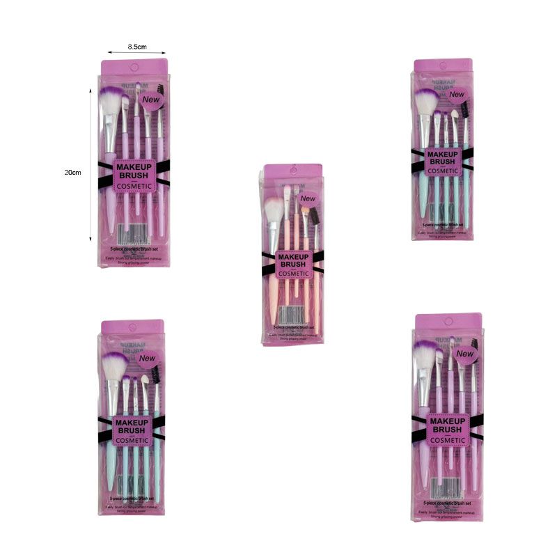 Σετ 5 Πινέλα Μακιγιάζ - Make-up cosmetic brushes set 5pcs