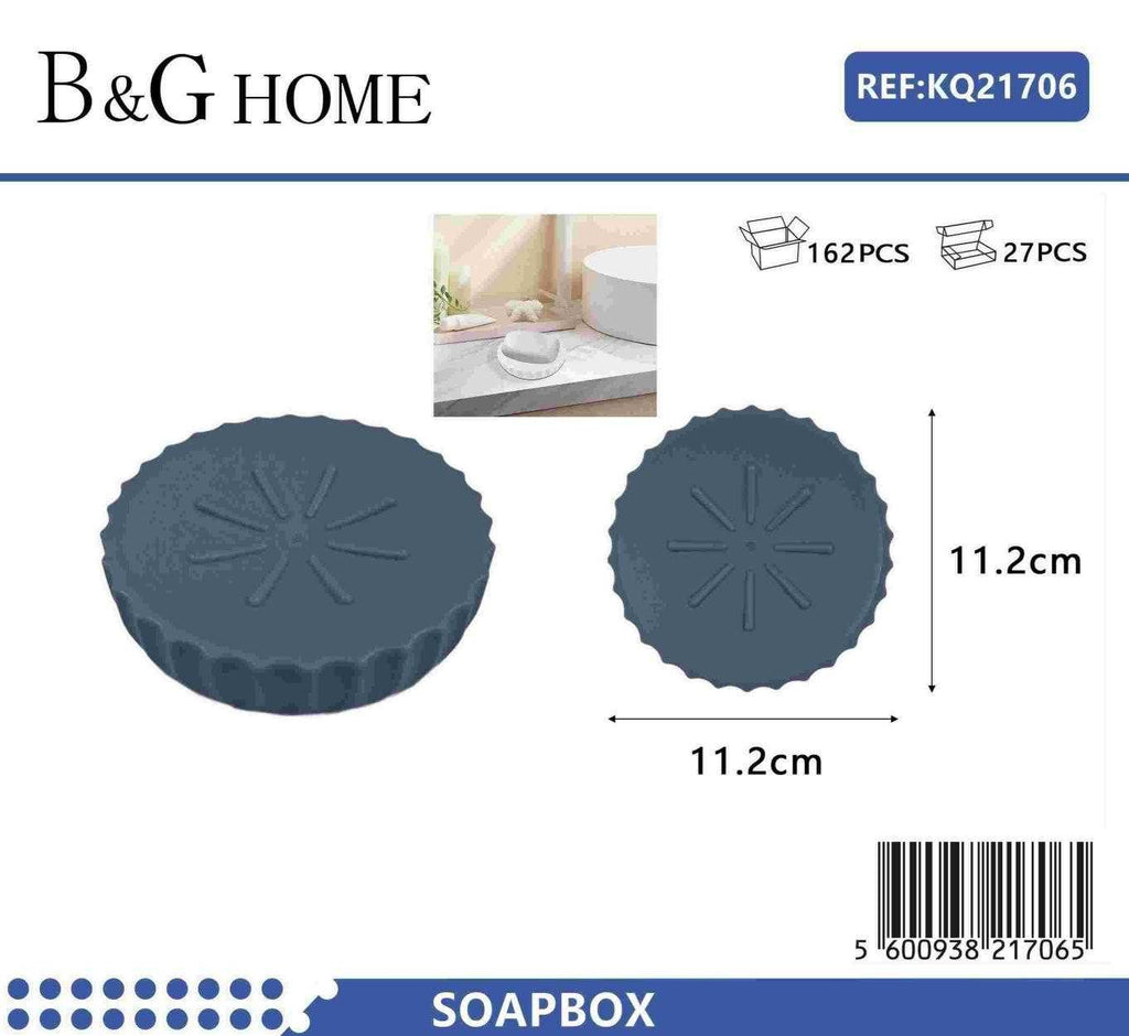 Σαπουνοθήκες μπάνιου πλαστικές - Σετ 9pcs - Blue - 21706