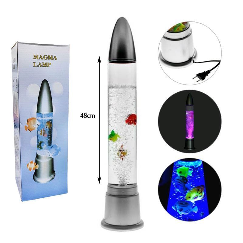 Διακοσμητικό Φωτιστικό LED με Νερό - Magma Lamp