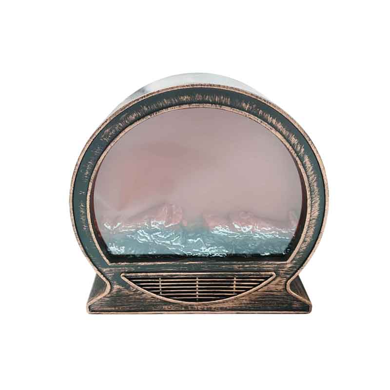 Διακοσμητικό LED Τζάκι Στρογγυλό 31cm – Round LED Fireplace Lantern