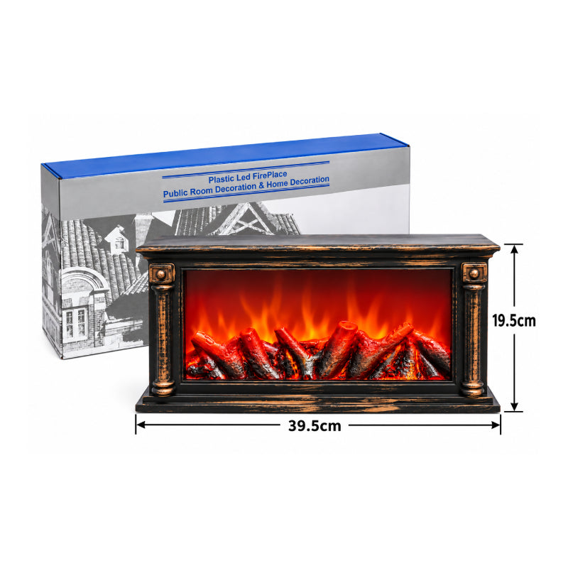 Διακοσμητικό Τζάκι LED με Εφέ Φλόγας 39,5cm - Decorative LED Fireplace with Flame Effect 39.5cm