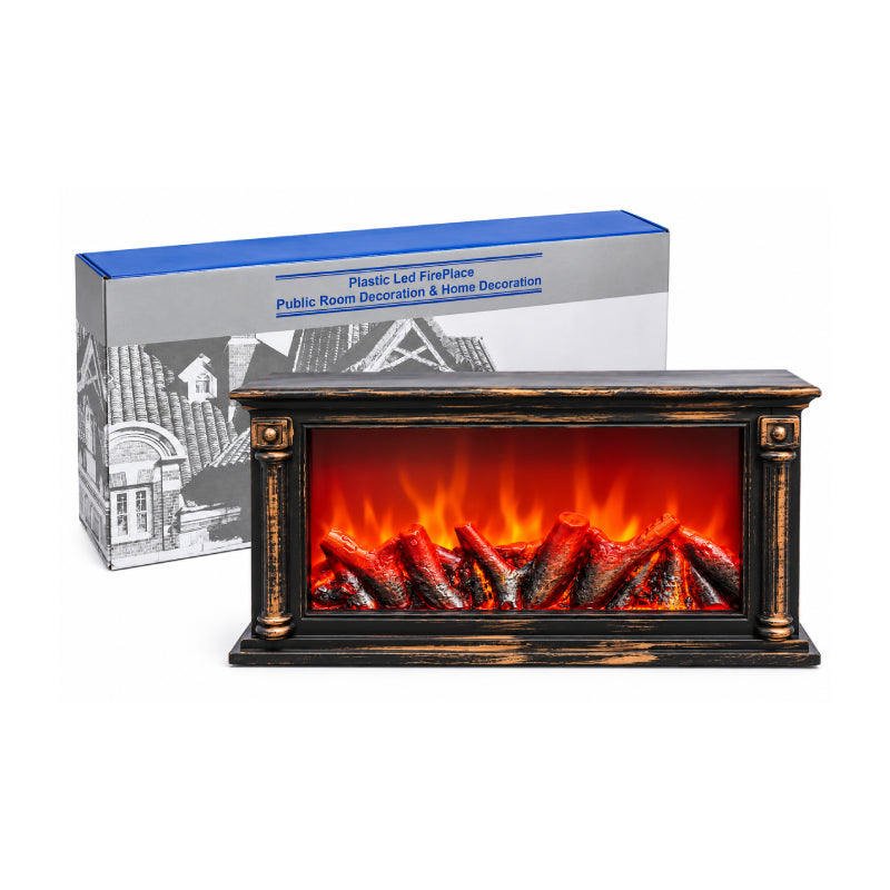 Διακοσμητικό Τζάκι LED με Εφέ Φλόγας 39,5cm - Decorative LED Fireplace with Flame Effect 39.5cm