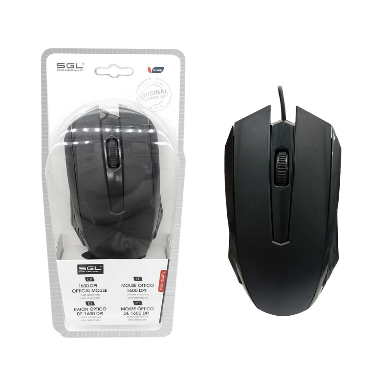 Ενσύρματο ποντίκι Η/Υ - K201 - 098937 - Black
