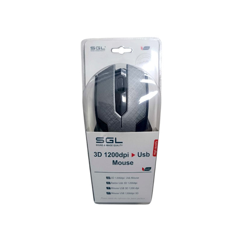 Ενσύρματο ποντίκι Η/Υ - K201 - 098937 - Grey