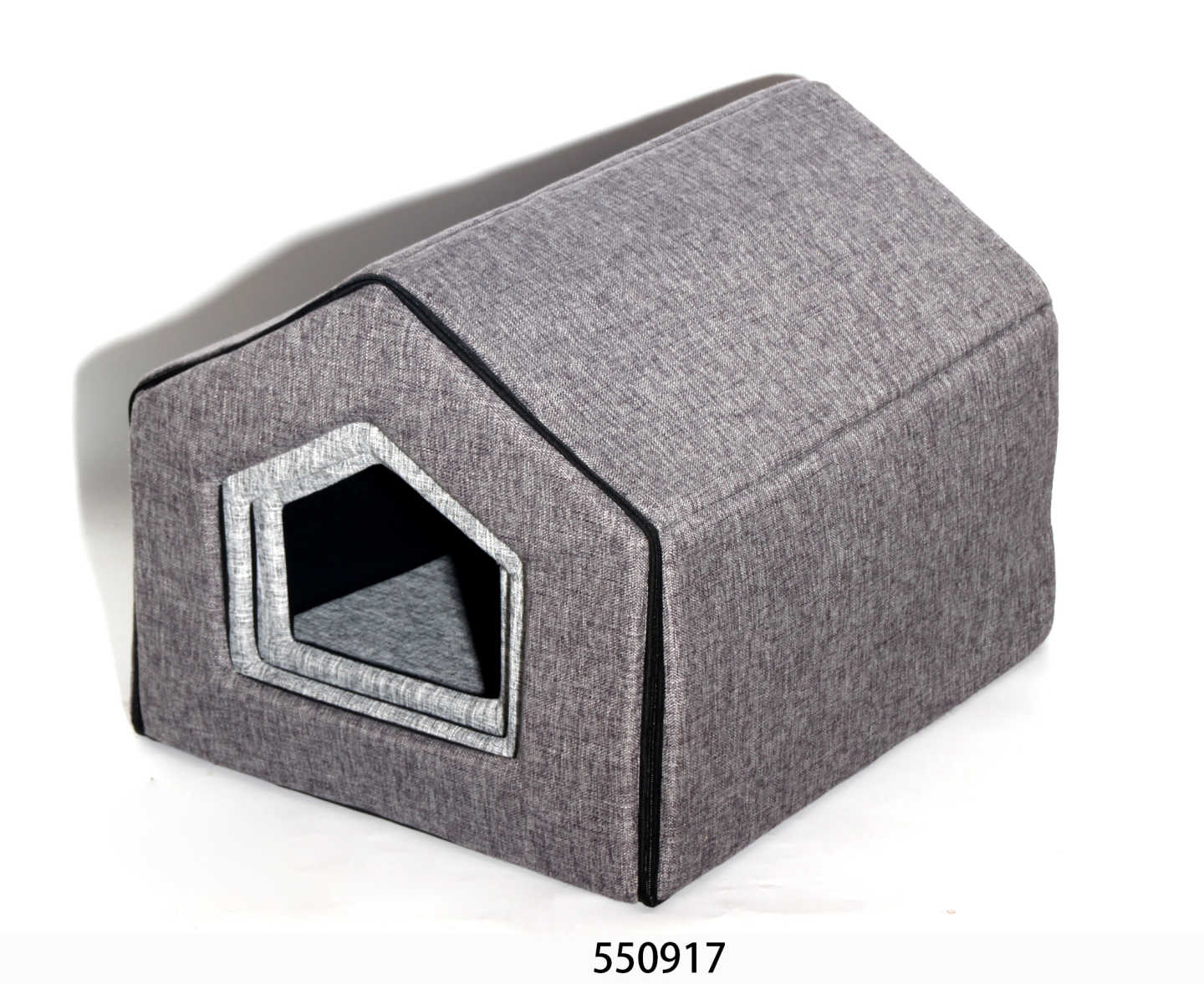 Σπίτι-κρεβάτι κατοικιδίου - 3pcs - 550917 - Grey