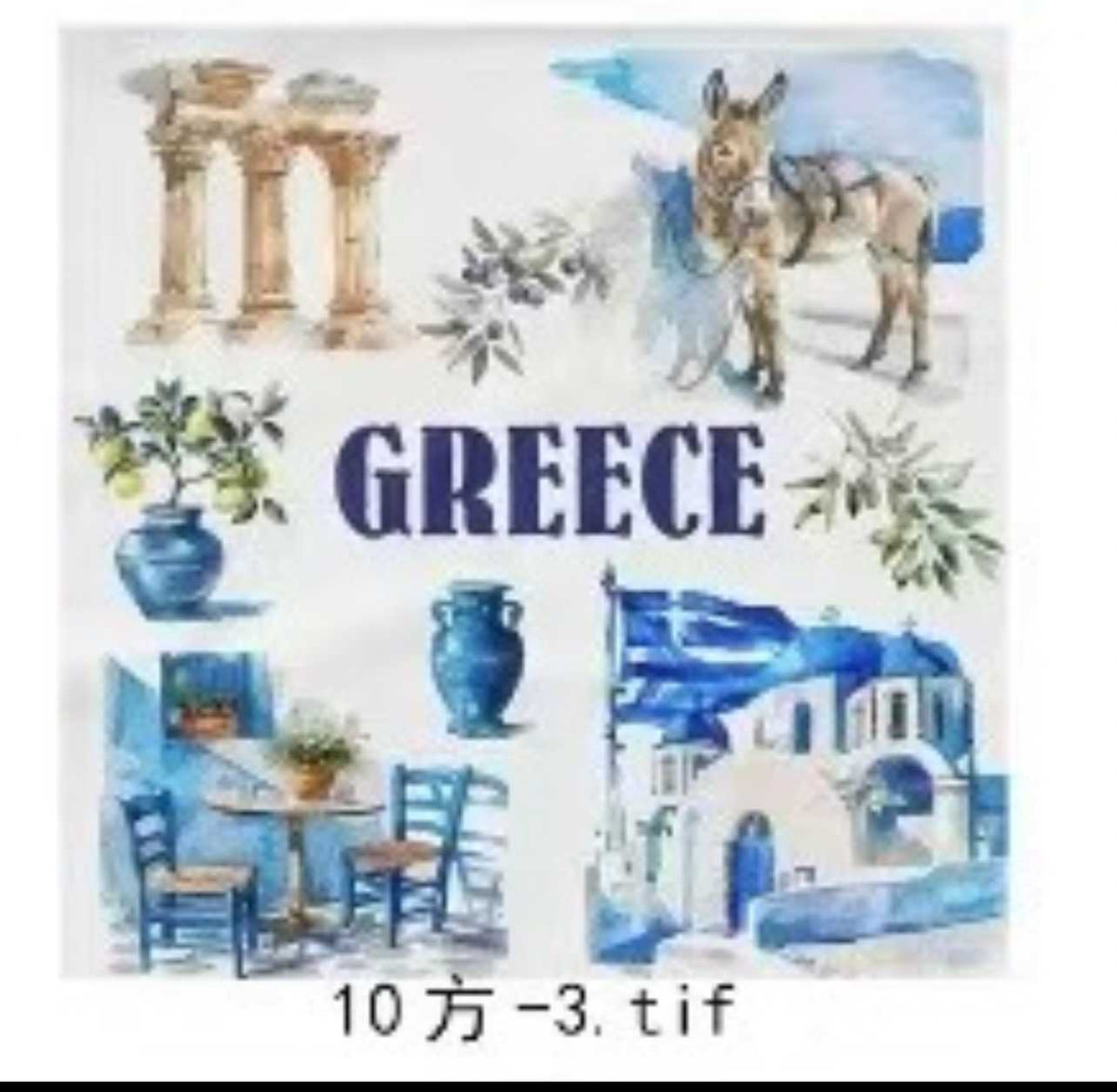 Σουβέρ Souvenir - Greece - Σετ 12pcs - 221324