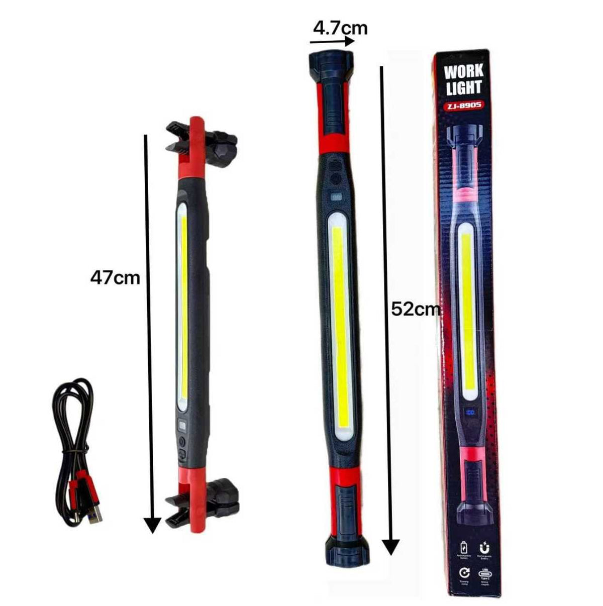 Φακός εργασίας LED/COB με μαγνήτη - 8905-COB - 817544