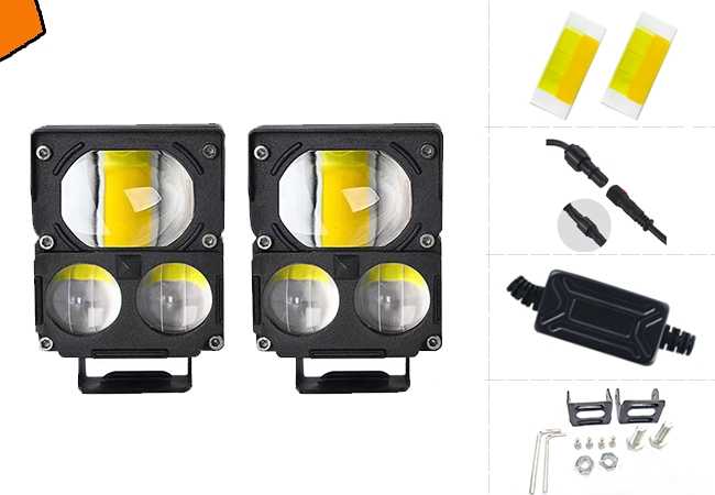 Προβολέας μοτοσυκλέτας LED - 3104710/2 - 310552 AUTO-MOTO-BIKE>Είδη ποδηλάτου & μηχανής>Φώτα moto & ποδηλάτου