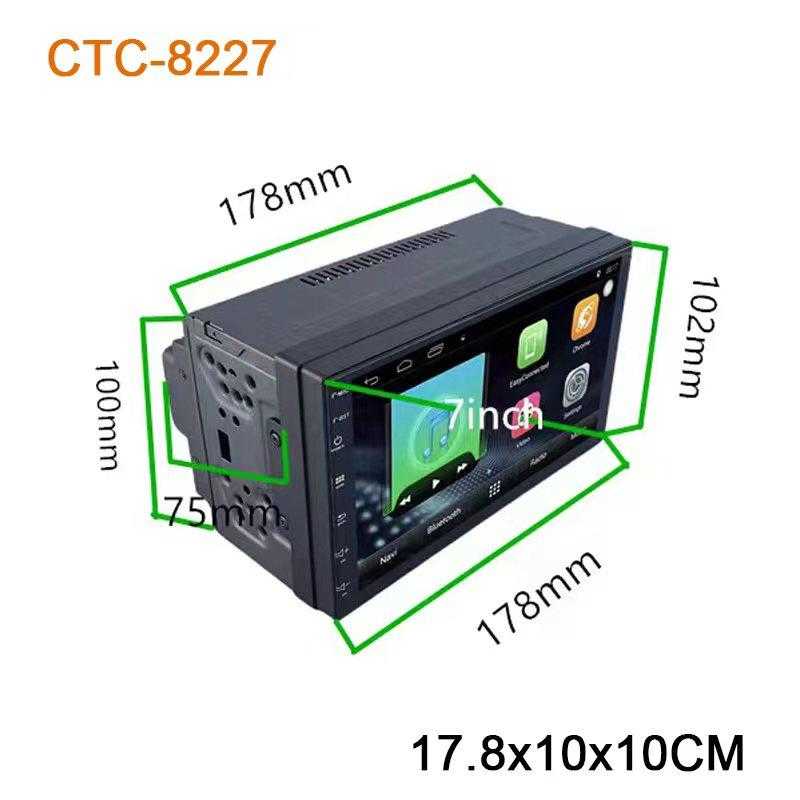 Ηχοσύστημα αυτοκινήτου 2DIN - 7'' - CTC-8227 - Android - 2+32G - 000565 AUTO-MOTO-BIKE>Είδη αυτοκινήτου>Ηχοσυστήματα 2DIN