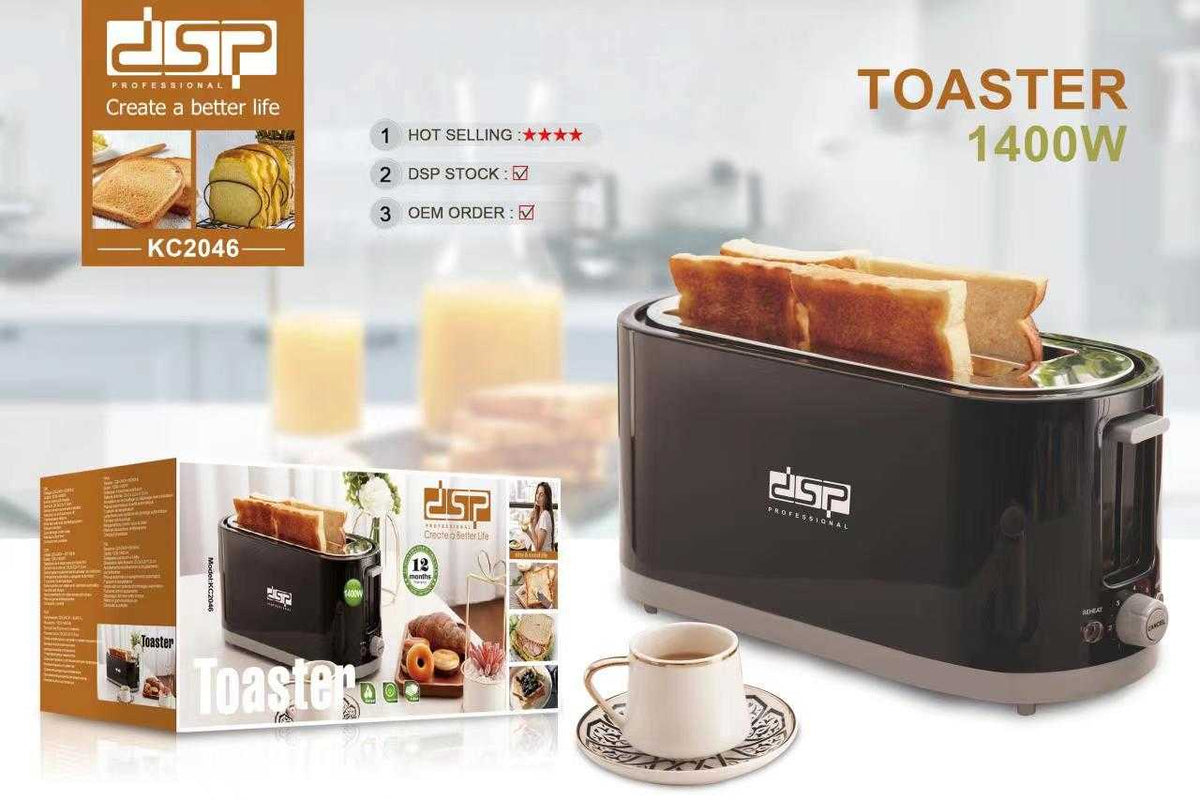 Φρυγανιέρα 4 θέσεων - KC2046 - DSP - 611879 ΣΠΙΤΙ & ΚΑΤΟΙΚΙΔΙΟ>Οικιακά είδη>Οικιακές ηλεκτρικές συσκευές