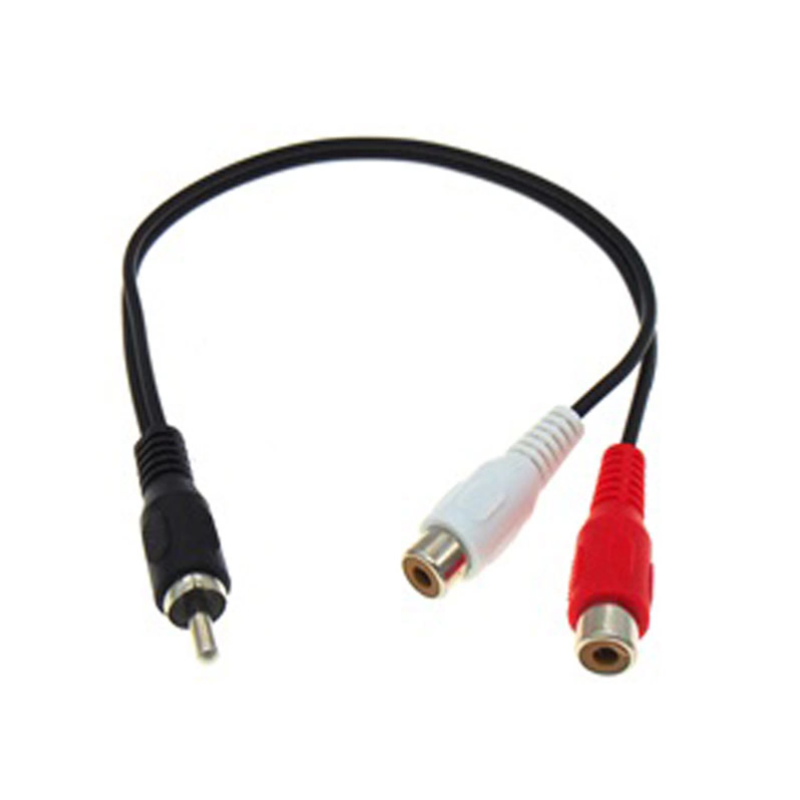 ΚΑΛΩΔΙΟ ΗΧΟΥ 1 RCA MALE ΣΕ 2 RCA FEMALE 8212