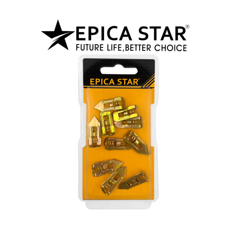 ΜΕΤΑΛΛΙΚΟΙ ΓΑΝΖΤΟΙ ΣΤΗΡΙΓΜΑΤΑ 10ΤΜΧ 65Μn 12*30mm EP-40071