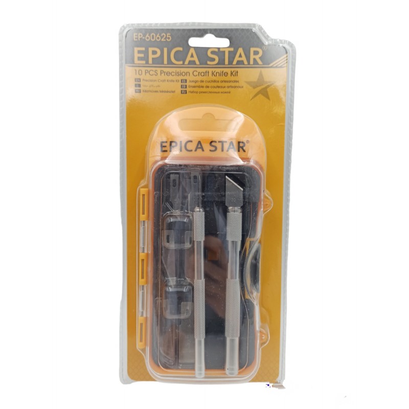 ΚΙΤ 10ΤΜΧ ΜΕ ΛΕΠΙΔΕΣ ΑΚΡΙΒΕΙΑΣ EPICA STAR EP-60625 ΕΡΓΑΛΕΙΑ > ΧΕΙΡΟΣ > ΕΡΓΑΛΕΙΑ ΚΟΠΗΣ