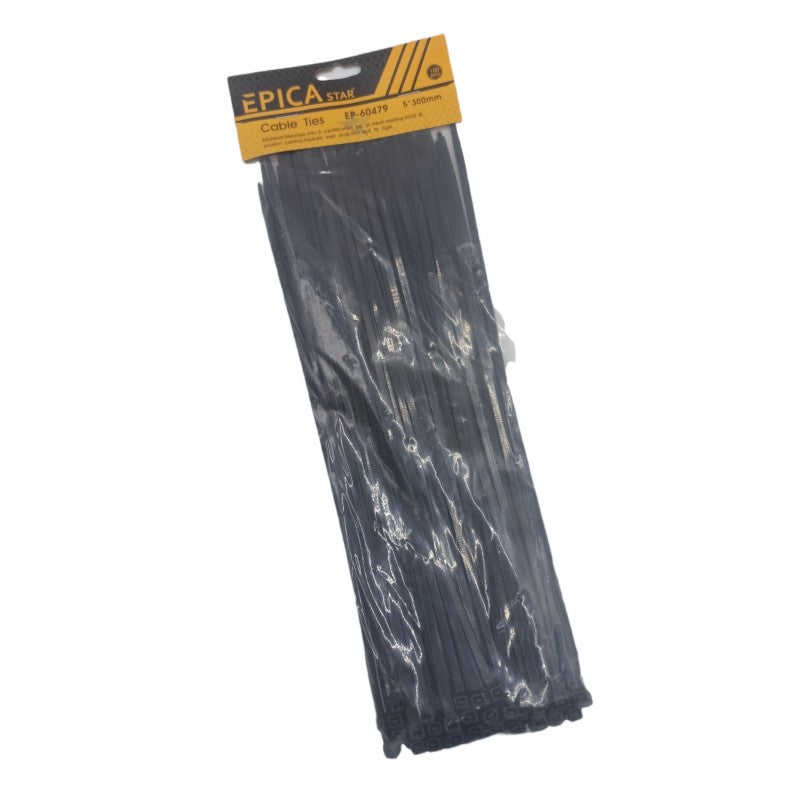 ΔΕΜΑΤΙΚΑ ΚΑΛΩΔΙΩΝ 100ΤΜΧ 5*300mm EPICA STAR EP-60479(B) ΕΡΓΑΛΕΙΑ > ΔΙΑΦΟΡΑ > ΔΕΜΑΤΙΚΑ ΚΑΛΩΔΙΩΝ