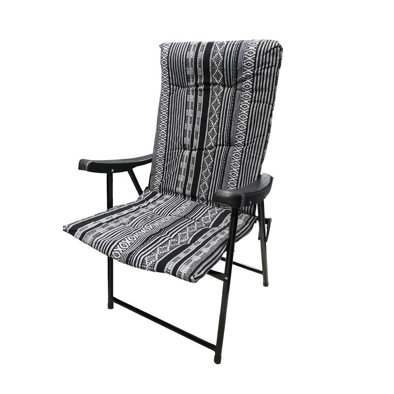 Πτυσσόμενη καρέκλα camping - 1297-50 - 100014 - Black/White ΕΠΟΧΙΑΚΑ - ΤΟΥΡΙΣΤΙΚΑ - HOBBY>Κυνήγι - παραλία - camping>Καρέκλες παραλίας - camping