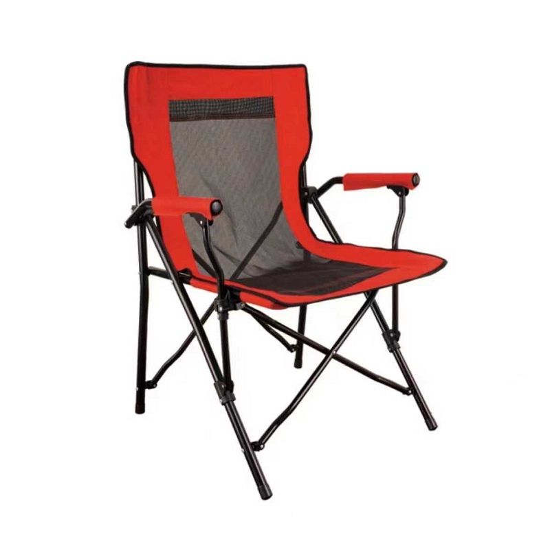 Πτυσσόμενη καρέκλα camping - 1337 - 100021 - Red ΕΠΟΧΙΑΚΑ - ΤΟΥΡΙΣΤΙΚΑ - HOBBY>Κυνήγι - παραλία - camping>Καρέκλες παραλίας - camping