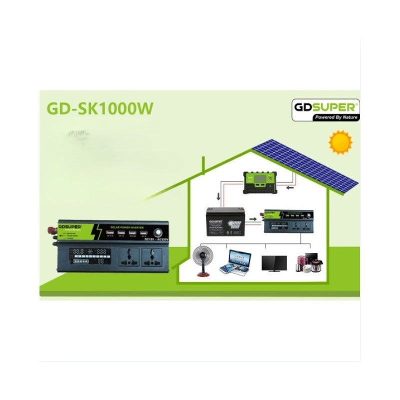 ΜΕΤΑΤΡΟΠΕΑΣ ΡΕΥΜΑΤΟΣ 1000W PLUG-IN GD-SK1000W