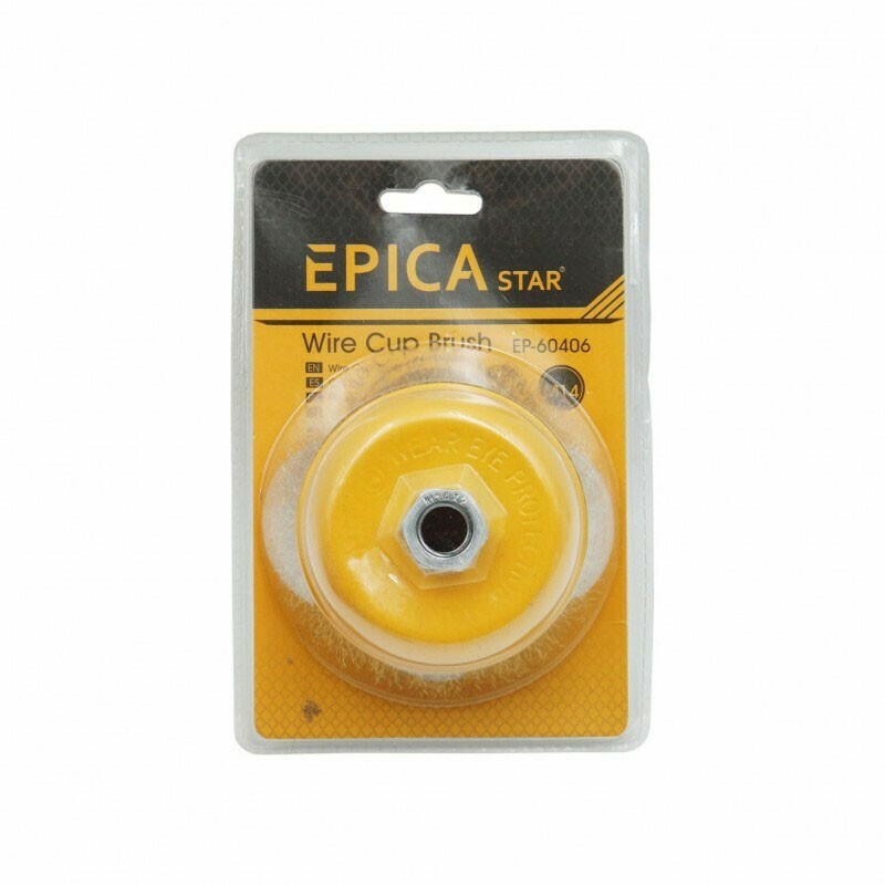 ΣΥΡΜΑΤΟΒΟΥΡΤΣΑ 100mm ΓΩΝΙΑΚΟΥ ΤΡΟΧΟΥ M14 EPICA STAR EP-60409 ΕΡΓΑΛΕΙΑ > ΔΙΑΦΟΡΑ > ΑΛΛΑ
