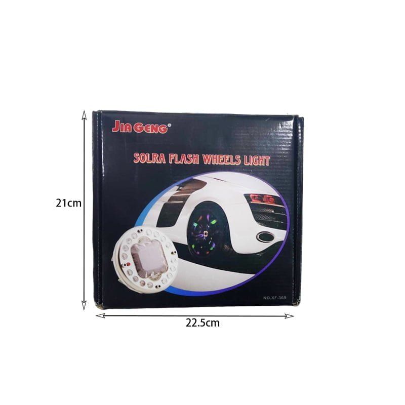 Διακοσμητικά φωτιστικά τροχών 4τμχ XF369 - Car wheel lights