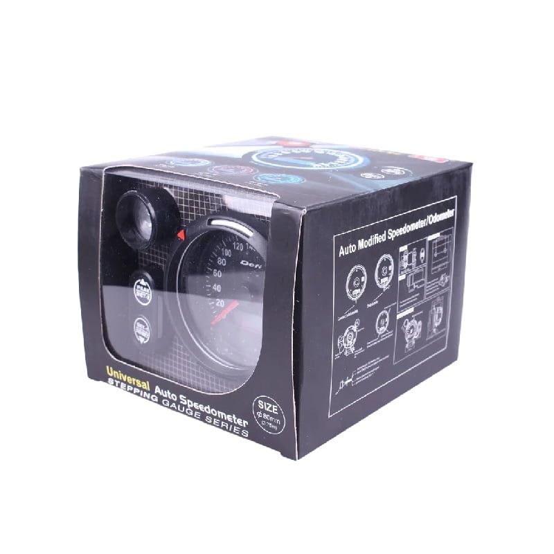 Ket Gauge LED Ταχύμετρο Αυτοκινήτου 80mm 3.75”  LED Μπλέ LCD - Universal Auto Speedometer Tachometer