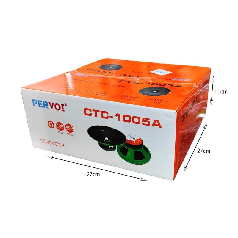 PerVoi Ηχείο Αυτοκινήτου CTC-1005A 10" με 800W CTC-1005A - Drive Midrange Car Speaker