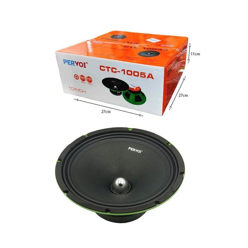 PerVoi Ηχείο Αυτοκινήτου CTC-1005A 10" με 800W CTC-1005A - Drive Midrange Car Speaker