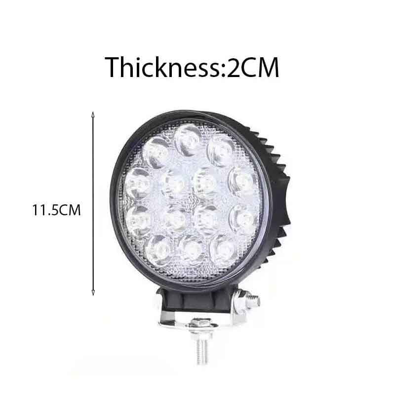Προβολέας αυτοκινήτου στρογγυλό 42W - LED Car Super Power Irradiation Lamp