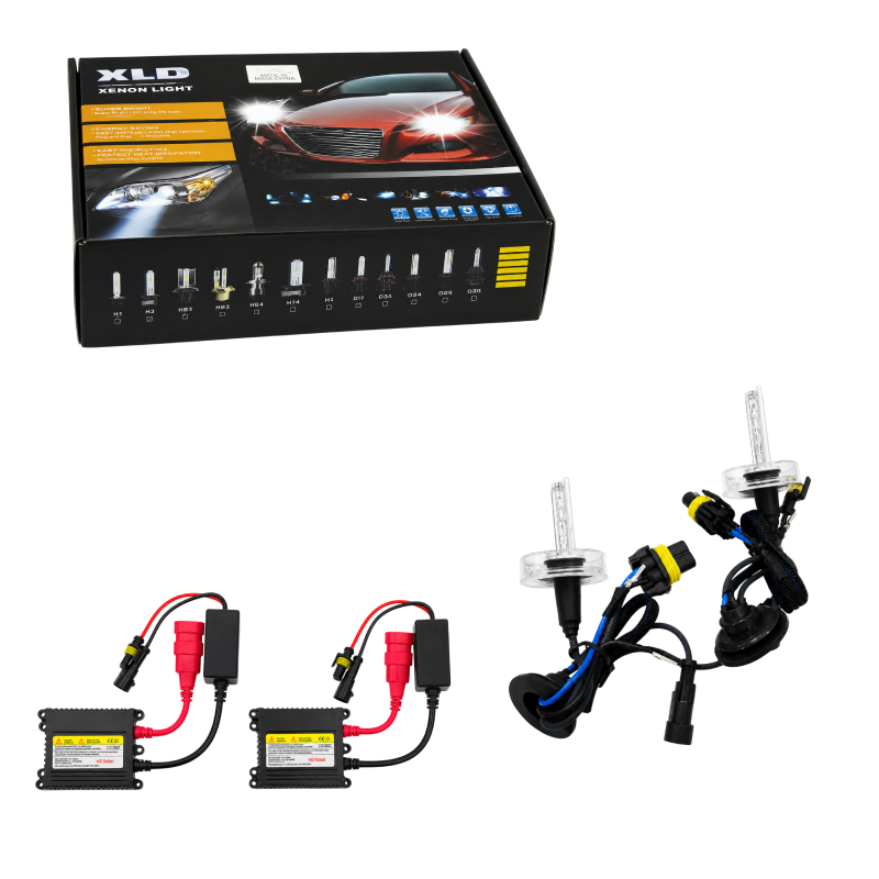 HID Κιτ Xenon HID 9006 6000K με Ballast 35W - 9006 6000K HID Xenon Kit with 35W Ballast