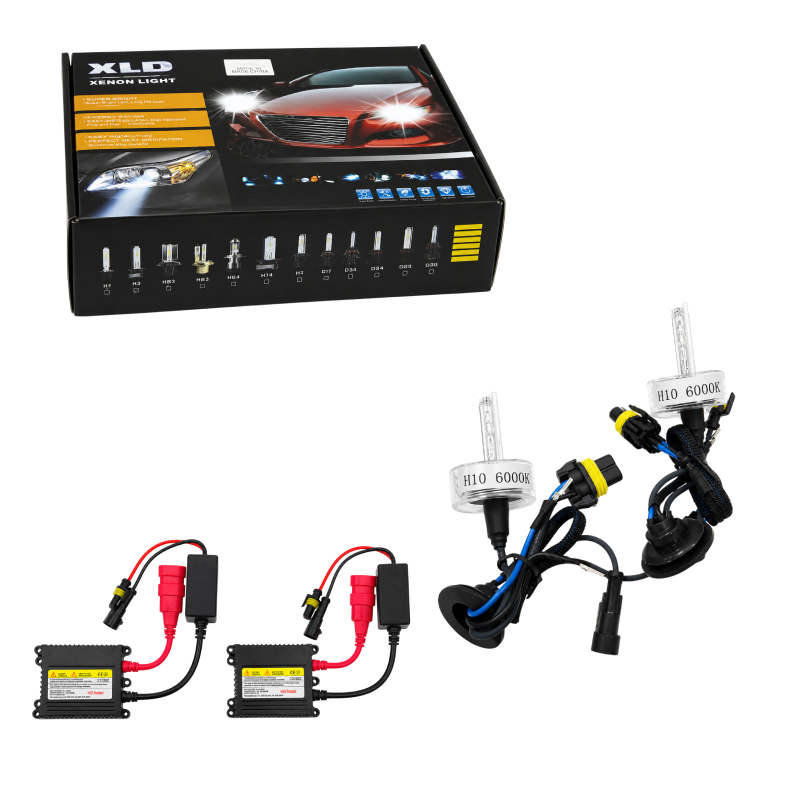 HID Κιτ Xenon H9 6000K με Ballast 35W - H9 6000K Xenon Conversion Kit with 35W Ballast