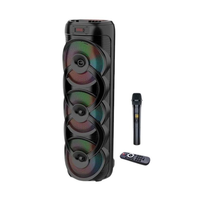 Φορητό ηχείο subwoofer με μικρόφωνο Karaoke - ZQS-10302 - 103026 ΕΙΔΗ ΤΕΧΝΟΛΟΓΙΑΣ>Ραδιόφωνα & Ηχεία>Φορητά subwoofer