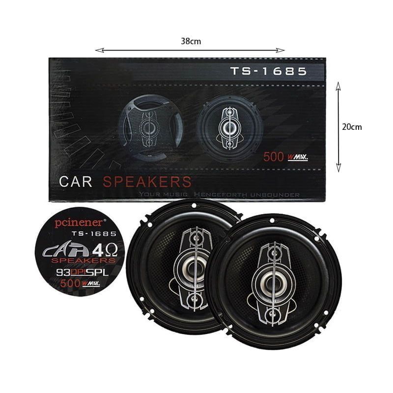 Mingyuan Σετ Ηχεία Αυτοκινήτου TS-1685 16cm με 500Wmax - Car speakers amplifier
